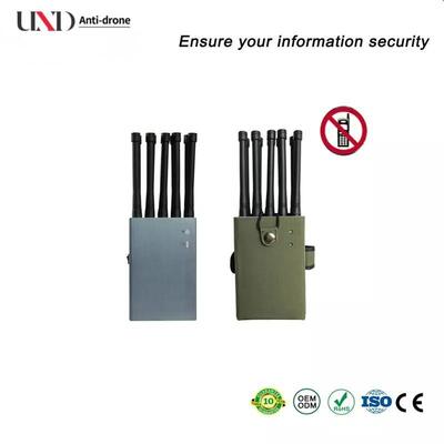 10.0W Output Power 10 Channel Handheld Signal Jammer with 10-30m Jamming Range for WiFi 3G 4G LTE