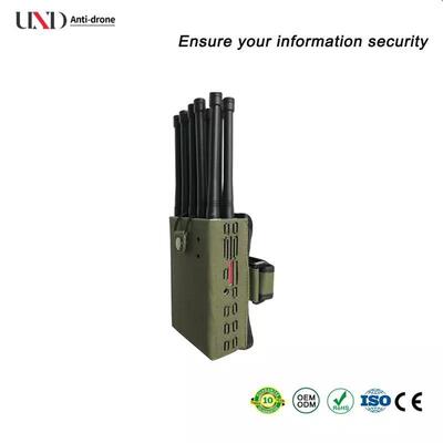 10.0W Output Power 10 Channel Handheld Signal Jammer with 10-30m Jamming Range for WiFi 3G 4G LTE