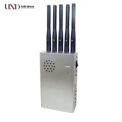 Portable Signal Jammer with Five Channels Five Antennas and Pocket Sized Design for 3G 4G LTE Blocking