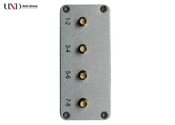 8 Band Digital Portable Signal Jammer with 2.5dBi Omni Antennas and Gaussian White Noise Technology