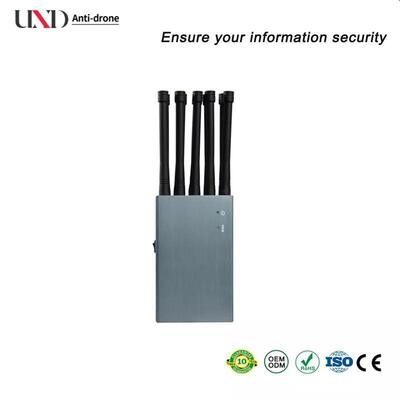 10.0W 10 Channel Handheld Signal Jammer with 10-30m Jamming Range for WiFi 3G 4G LTE