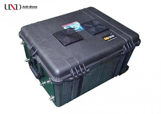 20-500MHz Portable High Power IED Jammer with 50W-100W Output for Remote Control Signal Blocking