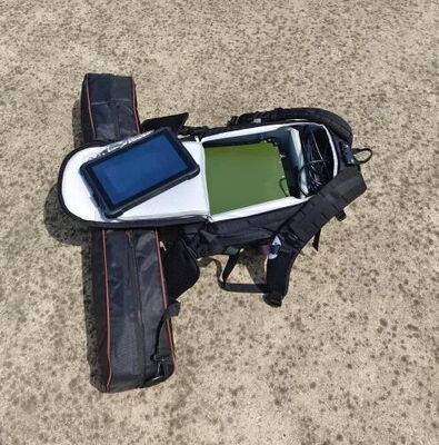 Portable Surveillance Radar with 1.5km Pedestrian Detection and C Band (5.5-5.8GHz) in Backpack Design