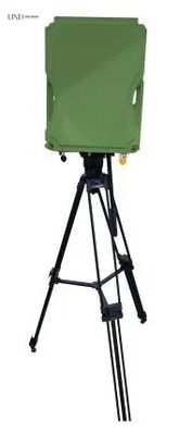 Coastal surveillance radar with 5km detection range, phased array + pulse doppler technology, and C band frequency for maritime security