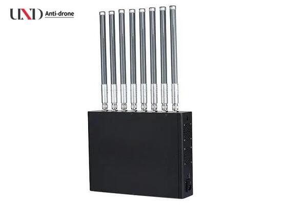 8 Channels Long Jamming Distance Military VHF UHF WiFi Signal Jammer with 80W Output Power