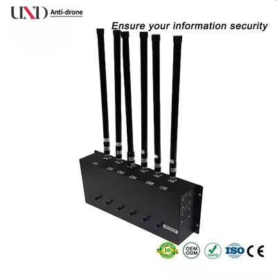 80W Output Power Adjustable Mobile Phone Signal Jammer with 8 Band Coverage and 30-100m Jamming Range