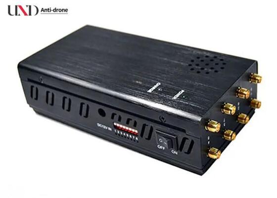 Portable Signal Jammer with 8000mAh Battery and 8 Band Coverage for 25 Meters Jamming Distance