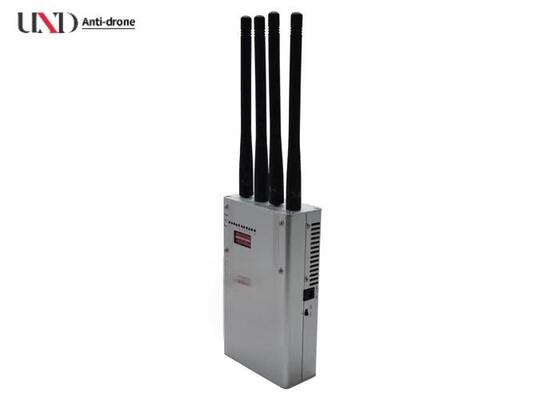 Handheld Signal Jammer with 2.5dBi Omni Antennas 6.5Watt Output Power and 8 Signal Frequencies
