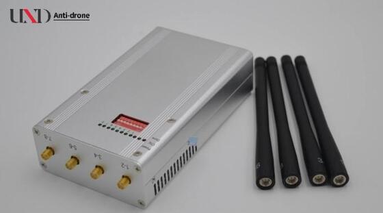 Handheld Signal Jammer with 2.5dBi Omni Antennas 6.5Watt Output Power and 8 Signal Frequencies