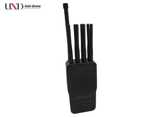 Eight Antennas Portable Signal Blocker with 5.6W Output Power and 20m Jamming Range for WiFi 2.4G 5.8G Mobile Phone Signal Jammer
