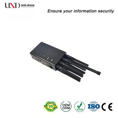 450MHz 8 Channels Portable Signal Jammer for GPS WiFi Lojack GSM DCS PCS LTE