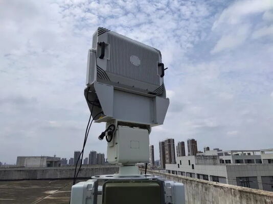 Air Surveillance Radar with 360° Azimuth Coverage and 1.2km Detection Range for Perimeter Security Using C Band Frequency