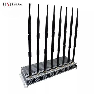46W 8 Antennas 20m Shielding Radius Signal Jammer Mobile Phone Jammer for 2G 3G 4G WIFI