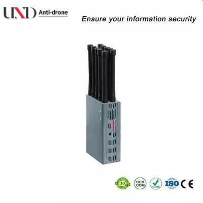 10 Channel AC240V Signal Jammer with 8000mAH Battery for Mobile Phone and WiFi Blocking
