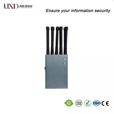 10W Output Power 8000mAH Battery 10-30m Jamming Range Portable Signal Jammer Handheld Jammer