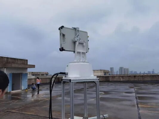 Highly Mobile Solid State 2D C-Band Air Surveillance Radar with 1.2km Detection Range and All-Weather Adaptability