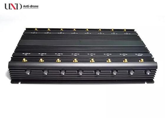 16 Antennas Signal Jammer with 120MHz to 2700MHz Frequency Coverage and 38W Total Output Power
