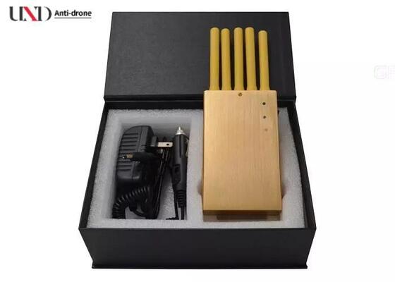 Portable WiFi Disruptor Jammer with Rechargeable Battery and Multi-Frequency Jamming for Bluetooth and Wireless Signals