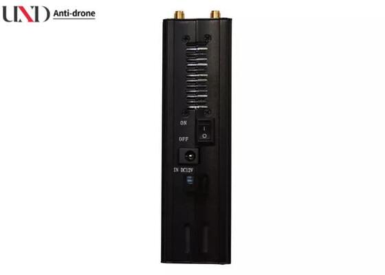 12V Power Supply Handheld Cell Phone Jammer with 5-20m Shielding Radius and 8 Band Frequency Coverage