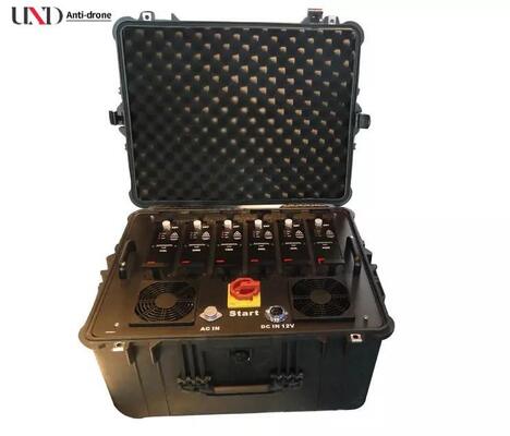 300W High Power Shockproof Multi Frequency Signal Jammer for Walkie Talkie UHF Jamming