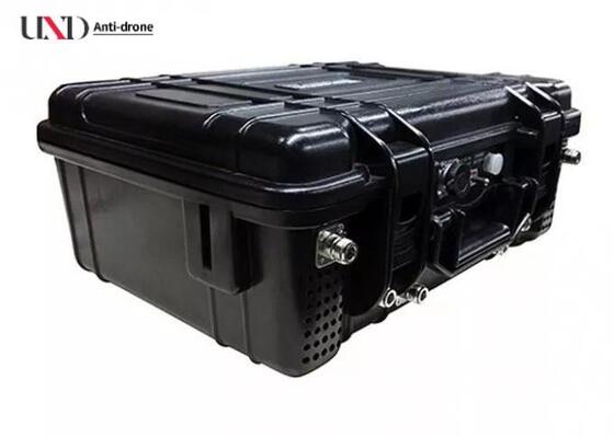 High Power Portable Signal Jammer with 90W Total RF Output Power 6 Jamming Modules and Frequency Scan Technology