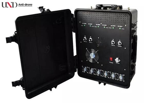 600 Watt Signal Jammer with Frequency Scan Technology and Modular Construction for Military Use