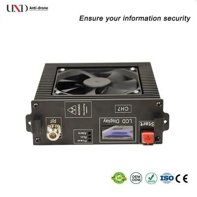 50W Output Power Portable Signal Jammer with RS485 Communication and LCD Screen Display