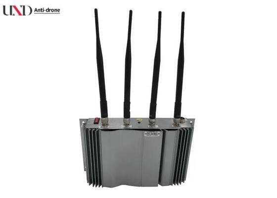 Powerful 25m Jamming Range Signal Jammer with 5 Hours Continuous Working and Heat Sink Case for Cell Phone and GPS Blocking