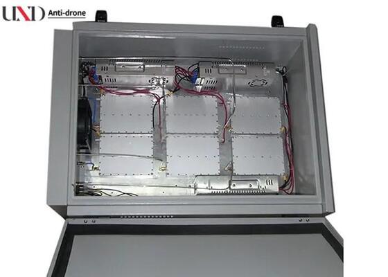 High Output Power Outdoor Waterproof Drone Signal Jammer with 300-1000 Meters Range UAV Signal Blocker