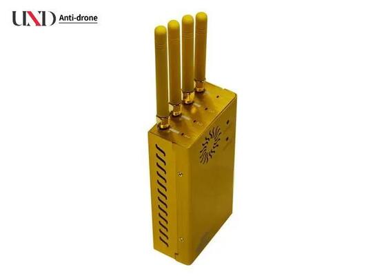 4 Antennas Portable GPS Signal Jammer with 20 Meter Jamming Distance and Car Adapter