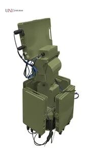 1.2km Detection Range C Band Frequency Air Surveillance Radar with 360° Azimuth Coverage for Counter-UAV Applications