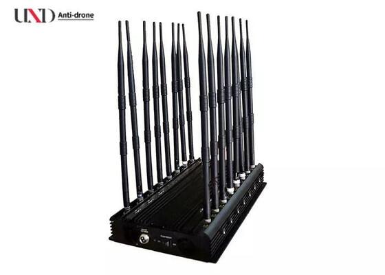 UAV Drone Frequency Jammer with 16 Antennas 5.8G Frequency and 38W Output Power