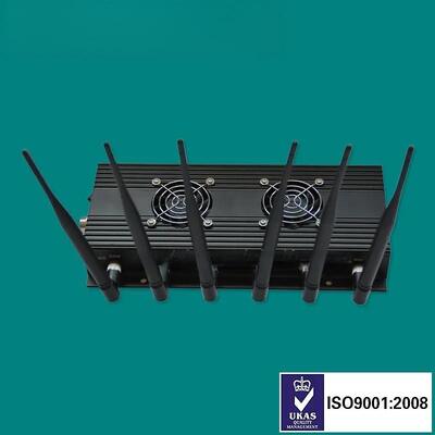 6 Antennas GPS Signal Blocker with 50m Jamming Range and 433MHz Frequency RF Jammer