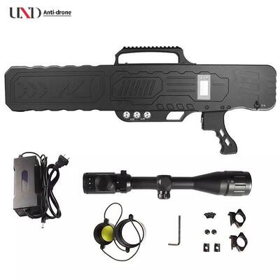 Portable Anti Drone System with 1.5km Range and GPS WiFi Blocker for UAV Signal Jamming