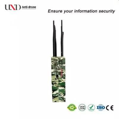 16 Bands Portable Signal Jammer with 10-30m Range and 16000mAH Battery for RF Blocking