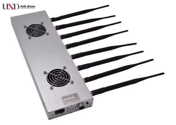 8 Antennas 16W Power 30m Range Wi-Fi Signal Jammer for 2G 3G 4G Cell Phone Blocking