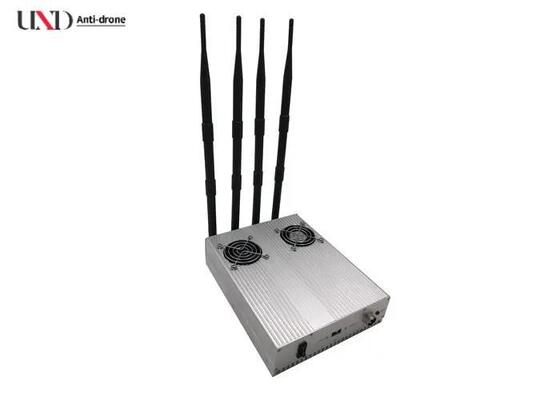 4 Antennas WIFI Cell Phone Signal Jammer with 20W Output Power and 70m Jamming Range