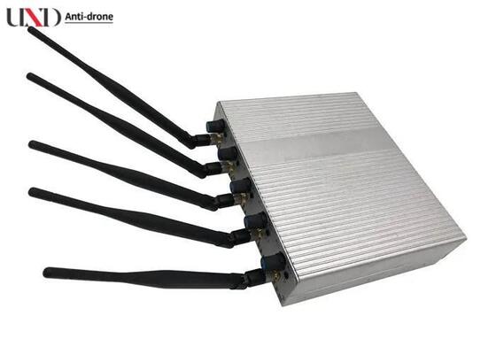 Adjustable Output Power RF Blocker with 40m Jamming Range and 5 Bands Coverage Signal Jammer for Schools