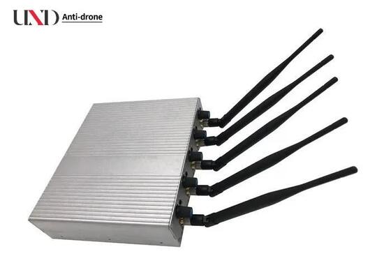Adjustable Output Power RF Blocker with 40m Jamming Range and 5 Bands Coverage Signal Jammer for Schools
