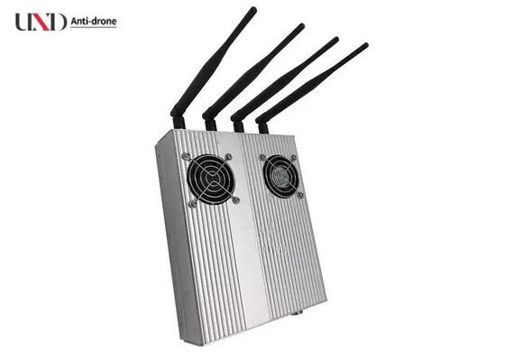 40m Jamming Range 10W Output Power 4 Bands Coverage Signal Jammer Cell Phone Blocker for Business and Office