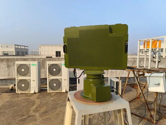 Air Surveillance Radar with 4-6 km Detection Range S Band Frequency and 360° Azimuth Coverage for Perimeter Security and Drone Detection