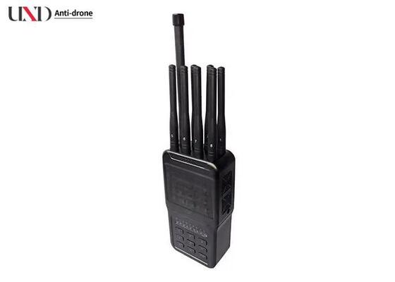 Palm-size 4G Bluetooth WIFI WIMAX Signal Jammer with 20m Jamming Range and 8 Omni Antennas