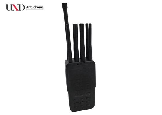 Portable GPS Wifi Signal Jammer with 8 Omni Antennas 20m Jamming Range and 5.6W High Power Anti Tracking Handheld Jammer