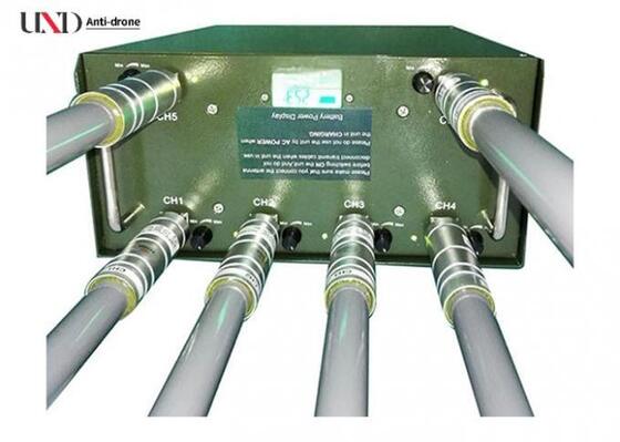 75W Power 6 Bands Drone Jammer Signal Jammer with 500m Range for Airports and Military
