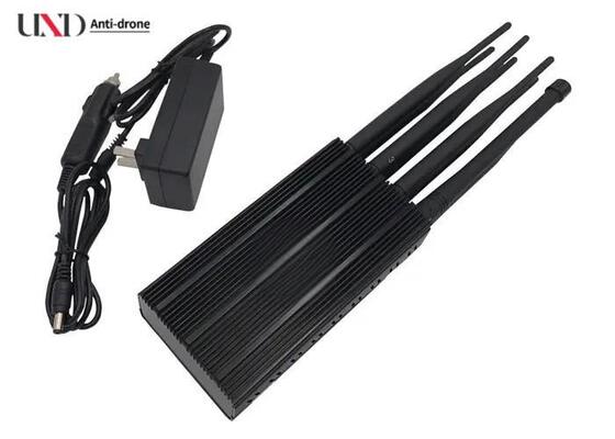 3 Hours Working Time Portable Signal Jammer Blocks WiFi GPS and Cell Phone Signals