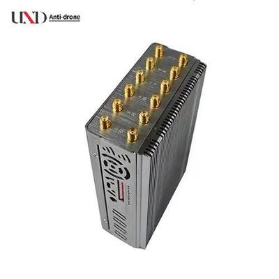 Portable Signal Jammer with 12 Antennas 8.4W Output Power and 20m Jamming Range for Cell Phone Blocking