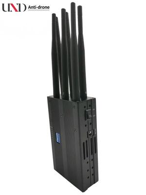 6 Antennas Handheld Signal Jammer with 3Watt High Power to Block All American Frequency Bands