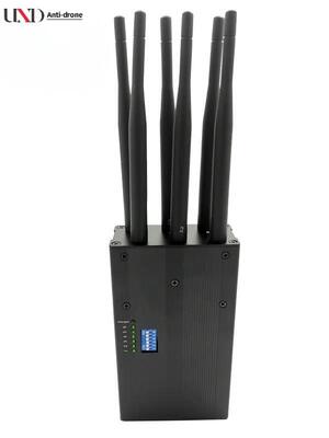 6 Antennas Handheld Signal Jammer with 3Watt High Power to Block All American Frequency Bands