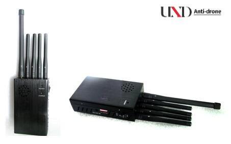 Portable Cell Phone Jammer with 173MHz LOJACK Signal Inhibitor and Rechargeable Battery