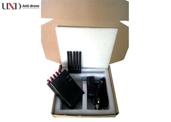 Portable Cell Phone Jammer with 173MHz LOJACK Signal Inhibitor and Rechargeable Battery